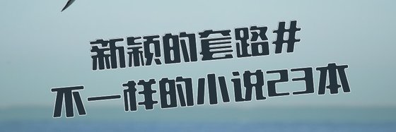 新穎的套路#不一樣的小説23本